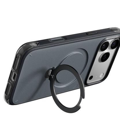 MagSafe-Hülle für Apple iPhone 18 Pro / 17 Pro, Torras, Ostand Q3 Air Essential, Schwarz