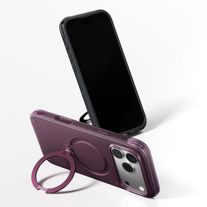 MagSafe-Hülle für Apple iPhone 18 Pro / 17 Pro, Torras, Ostand Q3 Air Essential, Schwarz