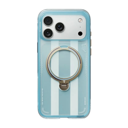 MagSafe-Hülle für Apple iPhone 18 Pro / 17 Pro, Torras, Ostand Q3 Air Football, Blau