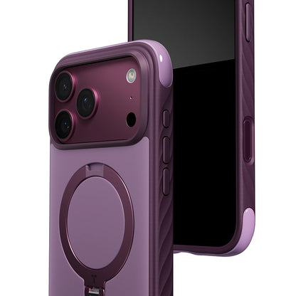 MagSafe-Hülle für Apple iPhone 18 Pro / 17 Pro, Torras, Ostand Q3 Rugged, Weiß