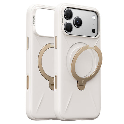 MagSafe-Hülle für Apple iPhone 18 Pro / 17 Pro, Torras, QPRO Silikon, Weiß