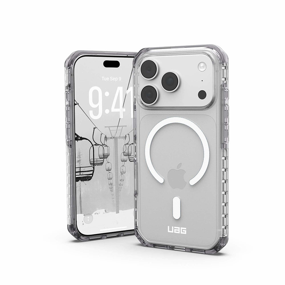 MagSafe-Hülle für Apple iPhone 18 Pro / 17 Pro, Urban Armor Gear, Plyo LT, Silber
