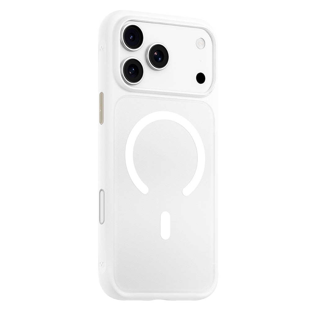 MagSafe-Hülle für Apple iPhone 18 Pro Max / 17 Pro Max, Blueo, hautfreundlich und stoßfest, Satinweiß