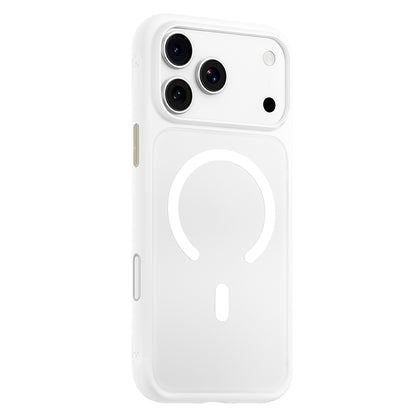 MagSafe-Hülle für Apple iPhone 18 Pro Max / 17 Pro Max, Blueo, hautfreundlich und stoßfest, Satinweiß