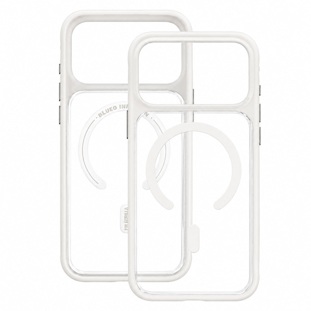 MagSafe-Hülle für Apple iPhone 18 Pro Max / 17 Pro Max, Blueo, hautfreundlich und stoßfest, Satinweiß