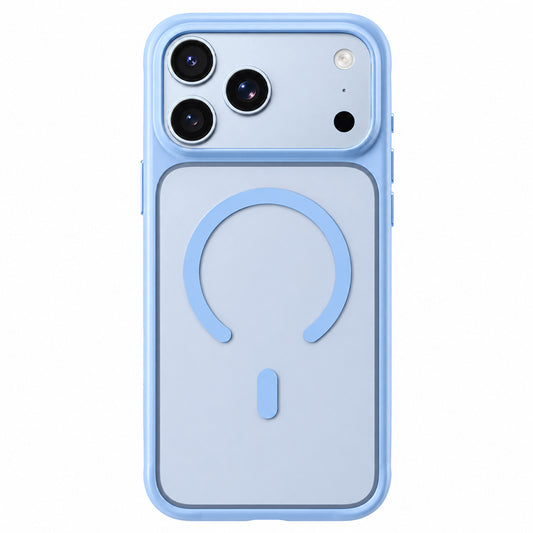 MagSafe Case for Apple iPhone 18 Pro Max / 17 Pro Max, Blueo, Skin-Friendly Anti-Drop, Satin Blue
