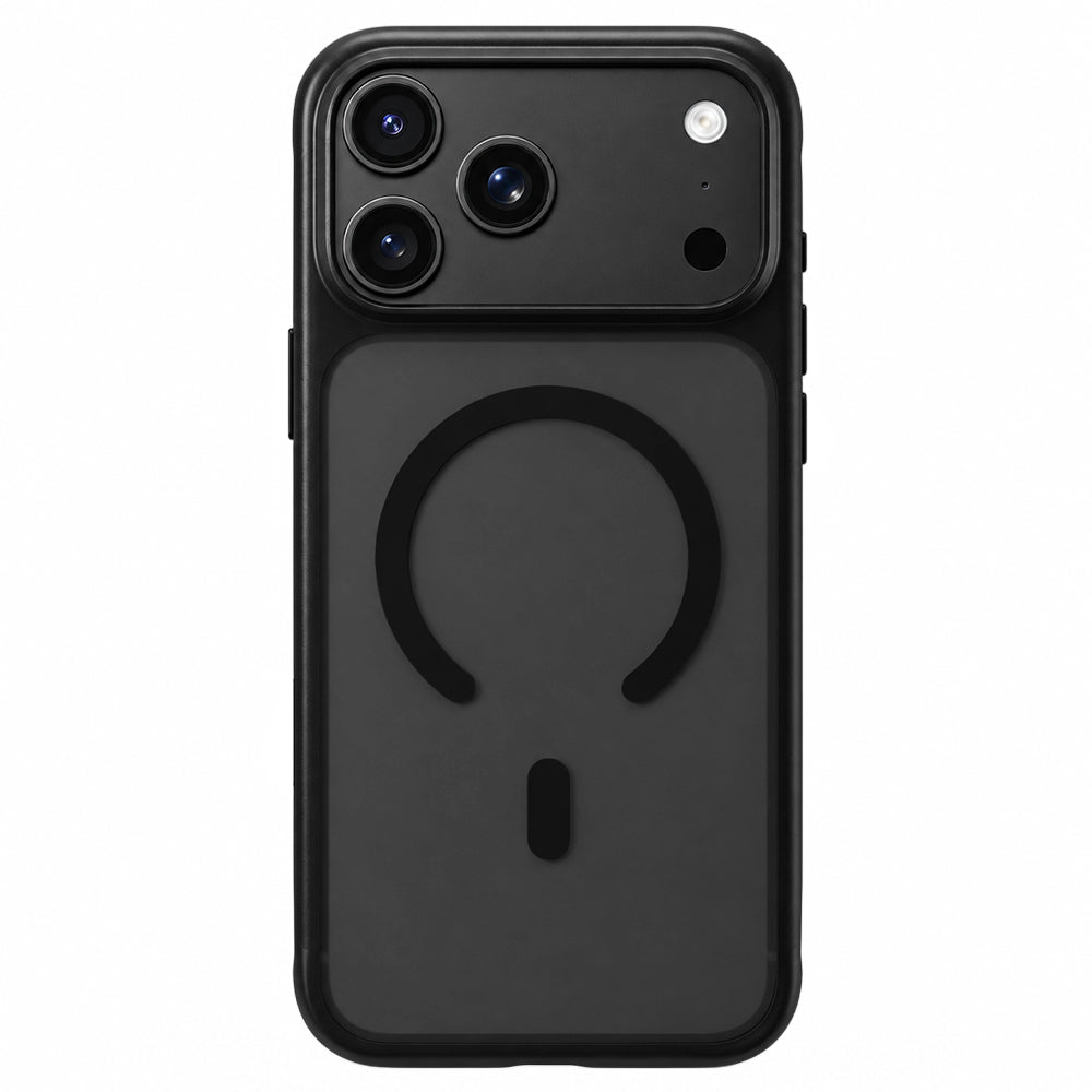 MagSafe-Hülle für Apple iPhone 18 Pro Max / 17 Pro Max, Blueo, hautfreundlich und stoßfest, satinschwarz