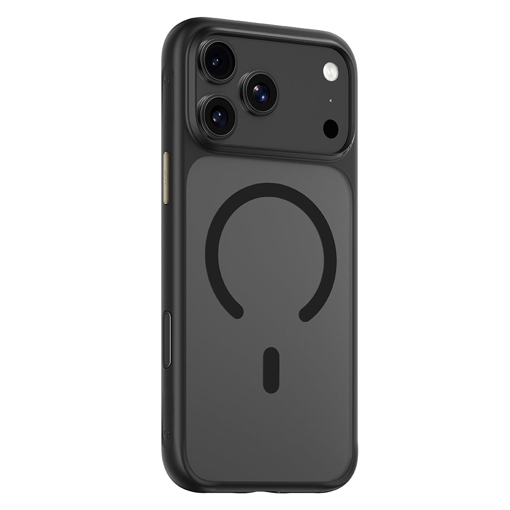 MagSafe-Hülle für Apple iPhone 18 Pro Max / 17 Pro Max, Blueo, hautfreundlich und stoßfest, satinschwarz