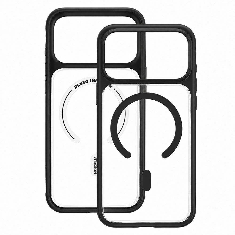 MagSafe-Hülle für Apple iPhone 18 Pro Max / 17 Pro Max, Blueo, hautfreundlich und stoßfest, satinschwarz