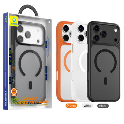 MagSafe-Hülle für Apple iPhone 18 Pro Max / 17 Pro Max, Blueo, hautfreundlich und stoßfest, satinschwarz