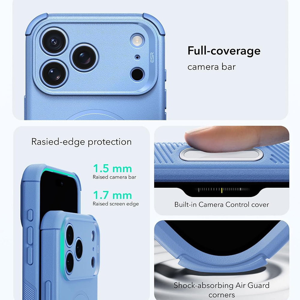 MagSafe-Hülle für Apple iPhone 18 Pro Max / 17 Pro Max, ESR, Cyber, Blau