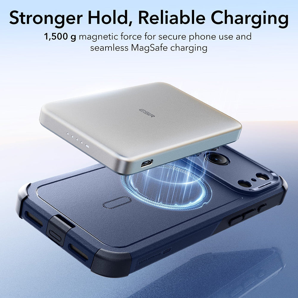 MagSafe-Hülle für Apple iPhone 18 Pro Max / 17 Pro Max, ESR, Cyber, Marineblau