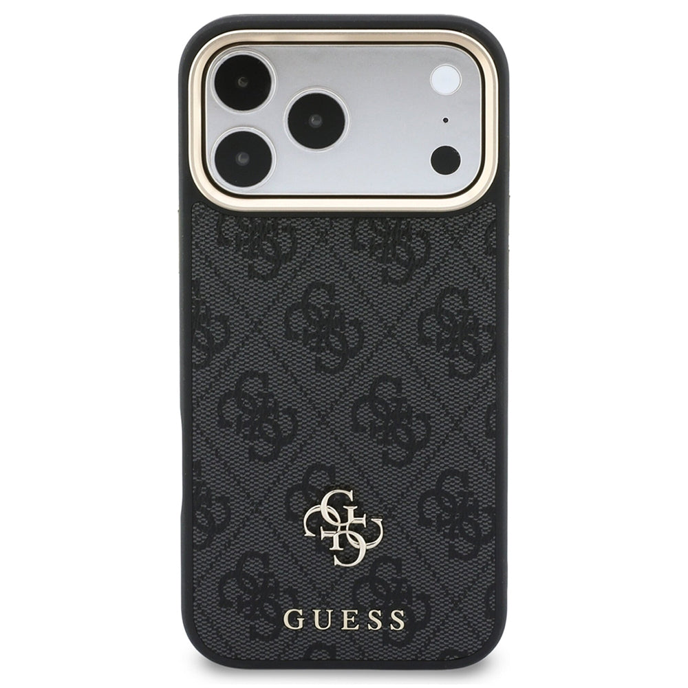 MagSafe Case for Apple iPhone 18 Pro Max / 17 Pro Max, Guess, 4G Cardslot & Big Strap, Black