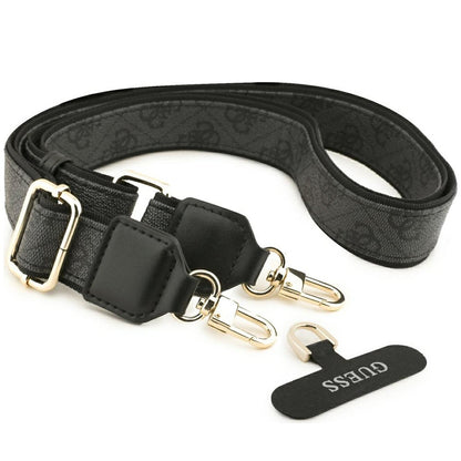 MagSafe Case for Apple iPhone 18 Pro Max / 17 Pro Max, Guess, 4G Cardslot & Big Strap, Black