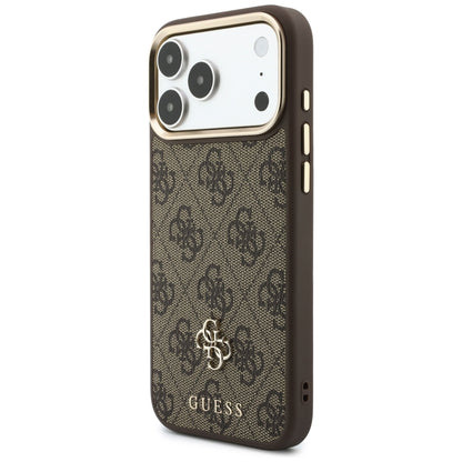 MagSafe Case for Apple iPhone 18 Pro Max / 17 Pro Max, Guess, 4G Cardslot, Brown