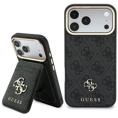 MagSafe Case for Apple iPhone 18 Pro Max / 17 Pro Max, Guess, 4G Cardslot, Black