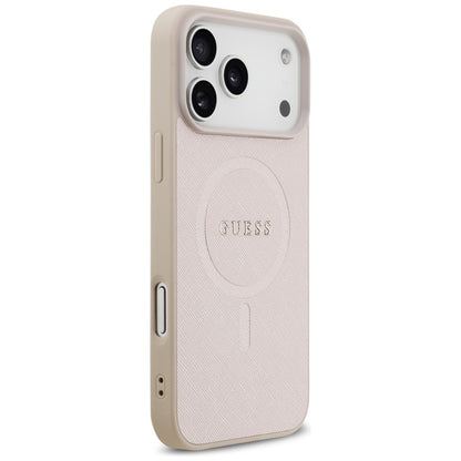 MagSafe-Hülle für Apple iPhone 18 Pro Max / 17 Pro Max, Guess, Saffiano, Rosa