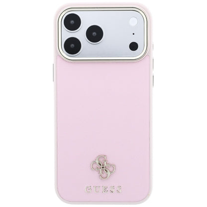 MagSafe Case for Apple iPhone 18 Pro Max / 17 Pro Max, Guess, Saffiano Small 4G Classic, Pink
