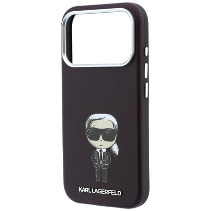 MagSafe-Hülle für Apple iPhone 18 Pro Max / 17 Pro Max, Karl Lagerfeld, HC SW Ikonik, Weinrot