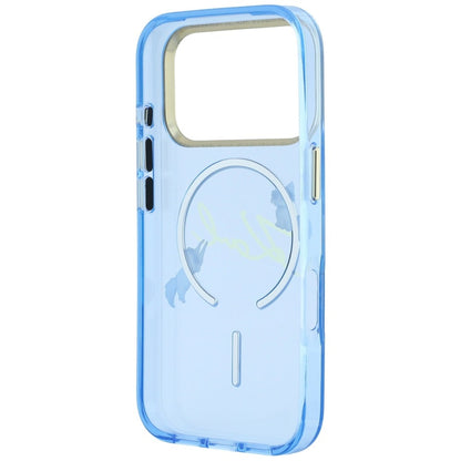 MagSafe Case for Apple iPhone 18 Pro Max / 17 Pro Max, Karl Lagerfeld, IML Choupette Karl Script Logo, Blue