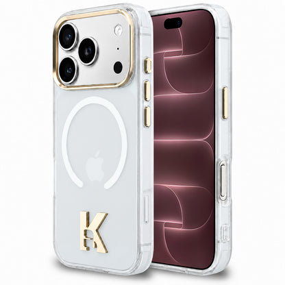 MagSafe-Hülle für Apple iPhone 18 Pro Max / 17 Pro Max, Karl Lagerfeld, IML Karl Head Logo, transparent