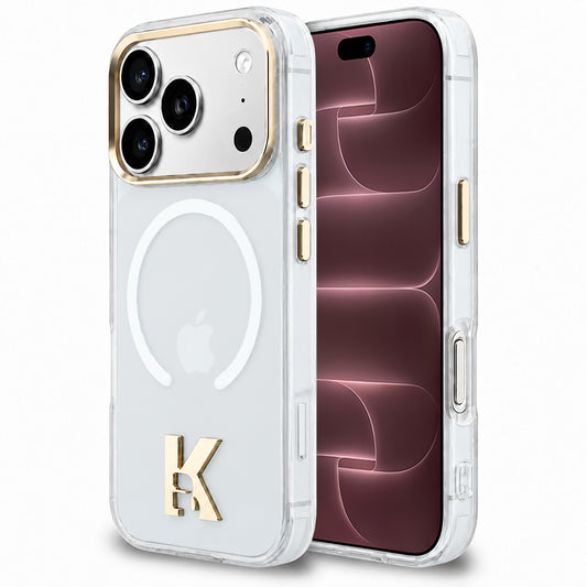 MagSafe-Hülle für Apple iPhone 18 Pro Max / 17 Pro Max, Karl Lagerfeld, IML Karl Head Logo, transparent