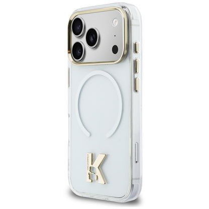MagSafe-Hülle für Apple iPhone 18 Pro Max / 17 Pro Max, Karl Lagerfeld, IML Karl Head Logo, transparent