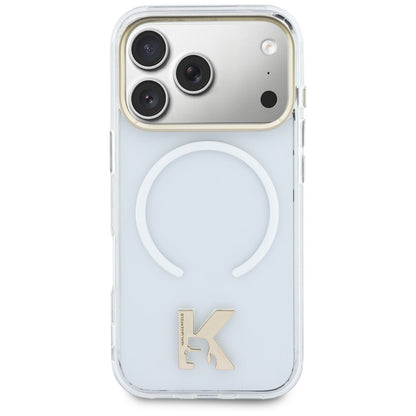 MagSafe-Hülle für Apple iPhone 18 Pro Max / 17 Pro Max, Karl Lagerfeld, IML Karl Head Logo, transparent