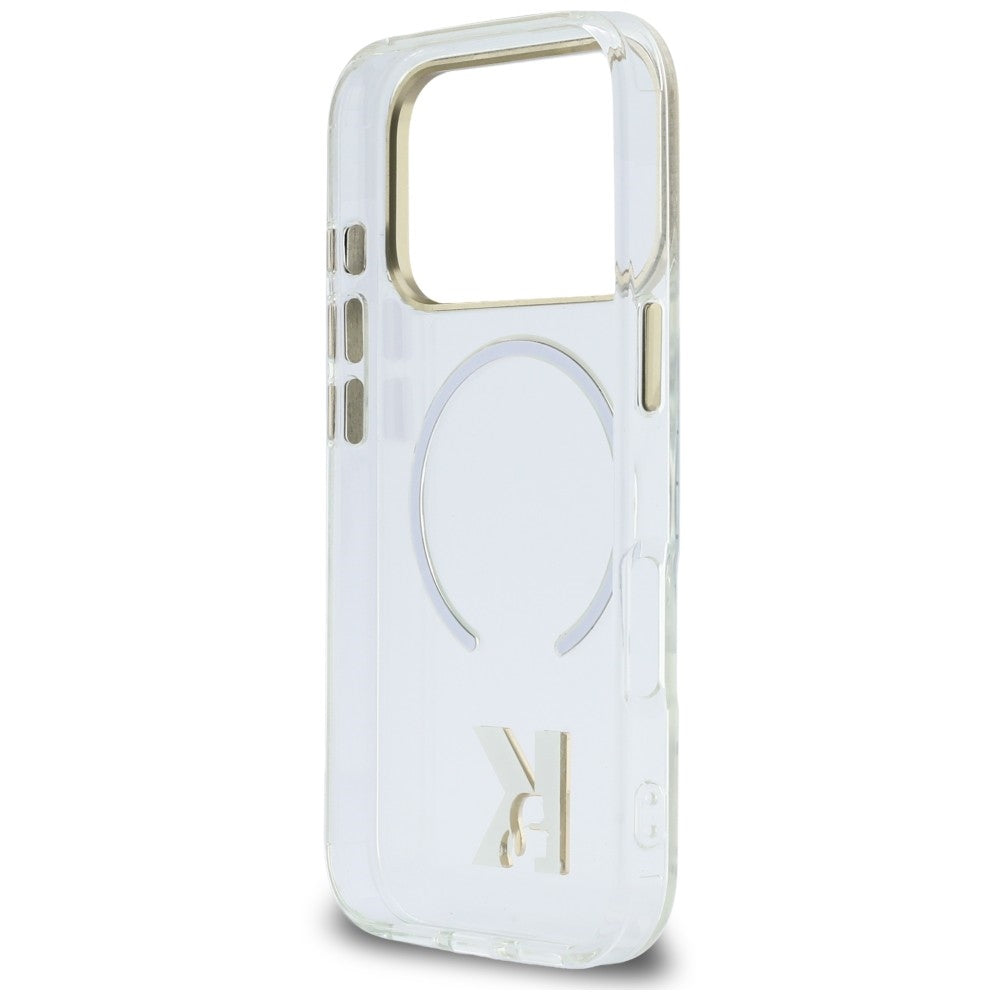 MagSafe-Hülle für Apple iPhone 18 Pro Max / 17 Pro Max, Karl Lagerfeld, IML Karl Head Logo, transparent
