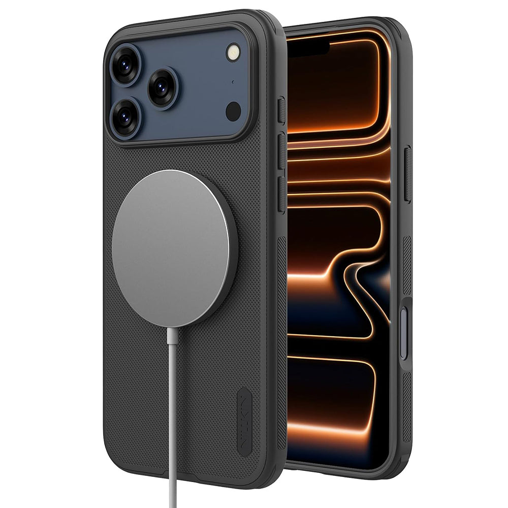 MagSafe-Hülle für Apple iPhone 18 Pro Max / 17 Pro Max, Nillkin, Super Shield Pro, Schwarz