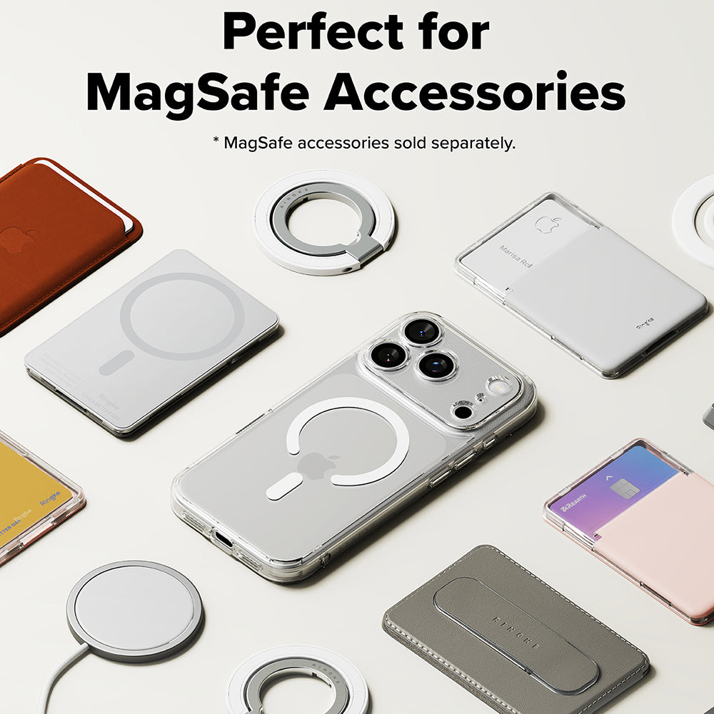 MagSafe-Hülle für Apple iPhone 18 Pro Max / 17 Pro Max, Ringke, Fusion, matt transparent