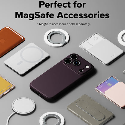 MagSafe-Hülle für Apple iPhone 18 Pro Max / 17 Pro Max, Ringke, Onyx, Dunkelburgunderrot
