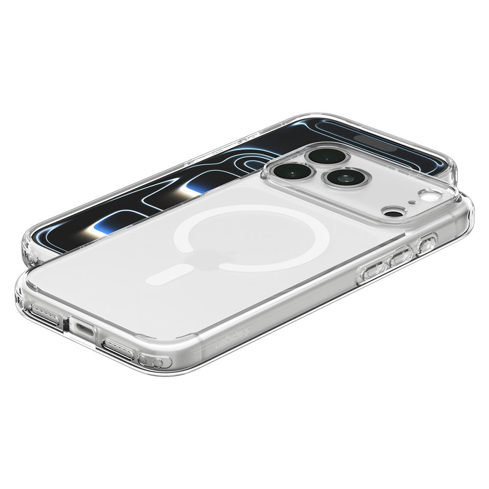 MagSafe-Hülle für Apple iPhone 18 Pro Max / 17 Pro Max, Spigen, Ultra Hybrid, Satinweiß ACS12124