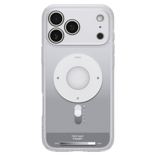 MagSafe-Hülle für Apple iPhone 18 Pro Max / 17 Pro Max, Spigen, Ultra Hybrid Classic, Silber ACS12130