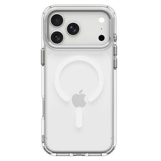 MagSafe-Hülle für Apple iPhone 18 Pro Max / 17 Pro Max, Spigen, Ultra Hybrid Optik S, Silber Transparent ACS11908