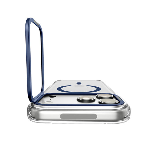 MagSafe-Hülle für Apple iPhone 18 Pro Max / 17 Pro Max, Spigen, Ultra Hybrid Optik S, Transparent Marineblau ACS11909