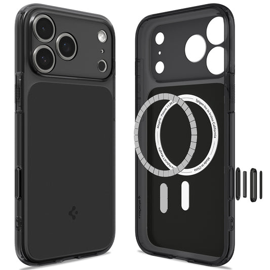 MagSafe-Hülle für Apple iPhone 18 Pro Max / 17 Pro Max, Spigen, Ultra Hybrid T, Matt Schwarz ACS12134