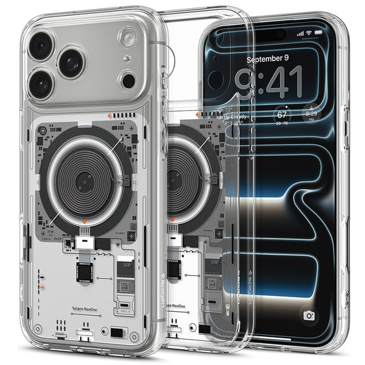 MagSafe-Hülle für Apple iPhone 18 Pro Max / 17 Pro Max, Spigen, Ultra Hybrid Neo One, Transparent ACS12129