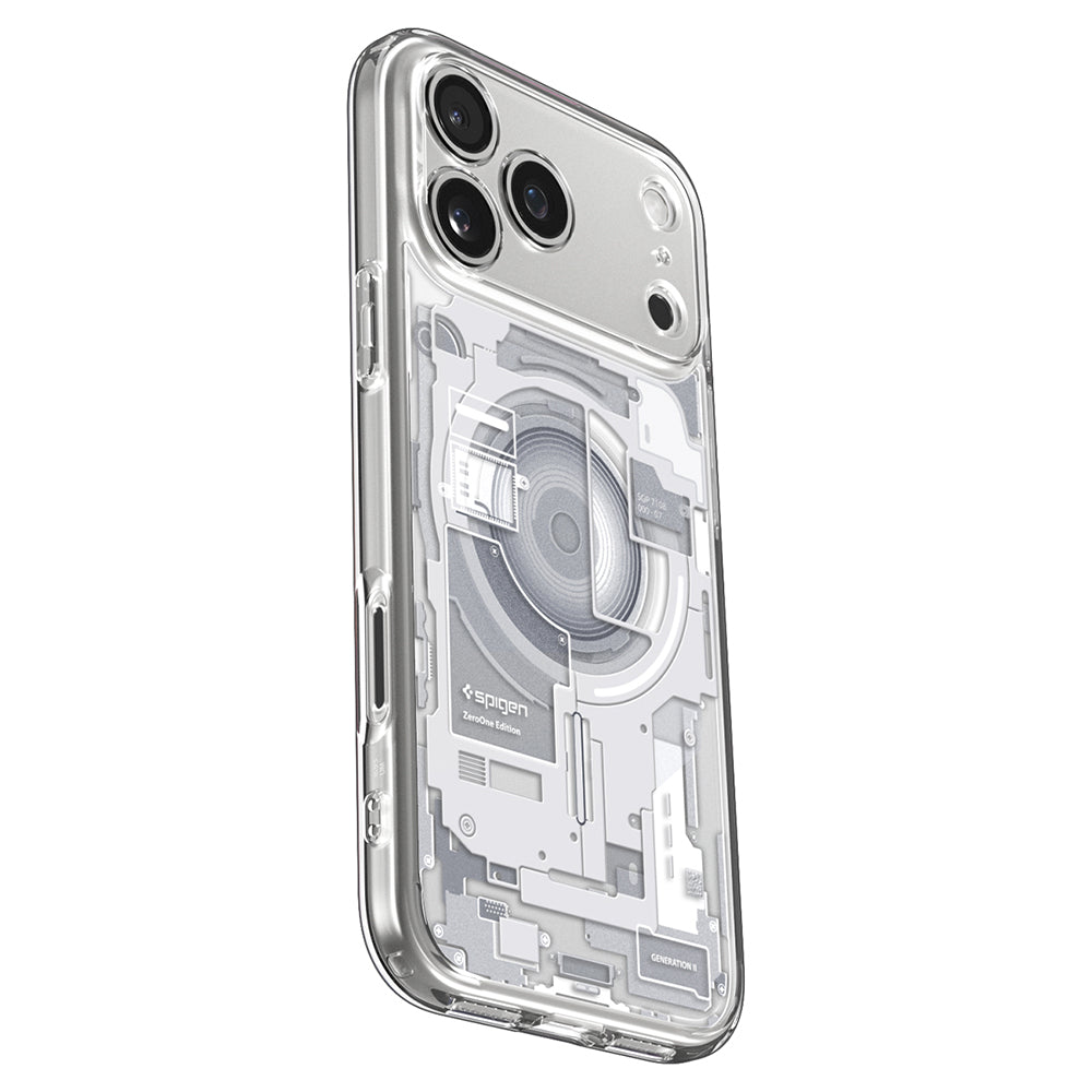 MagSafe Case for Apple iPhone 18 Pro Max / 17 Pro Max, Spigen, Ultra Hybrid Zero One, White ACS12126