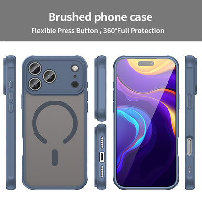 MagSafe-Hülle für Apple iPhone 18 Pro Max / 17 Pro Max, Techsuit, HaloFrost II, Marineblau