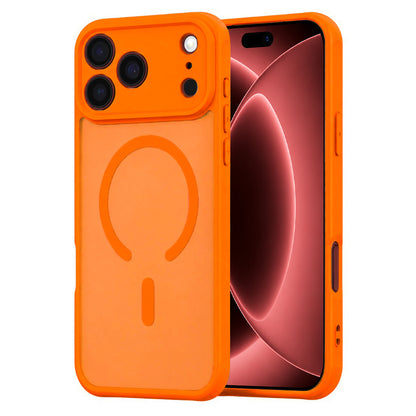 MagSafe-Hülle für Apple iPhone 18 Pro Max / 17 Pro Max, Techsuit, HaloFrost II, Orange