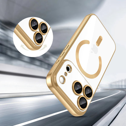 MagSafe-Hülle für Apple iPhone 18 Pro Max / 17 Pro Max, Techsuit, Luxury Crystal, Hellviolett