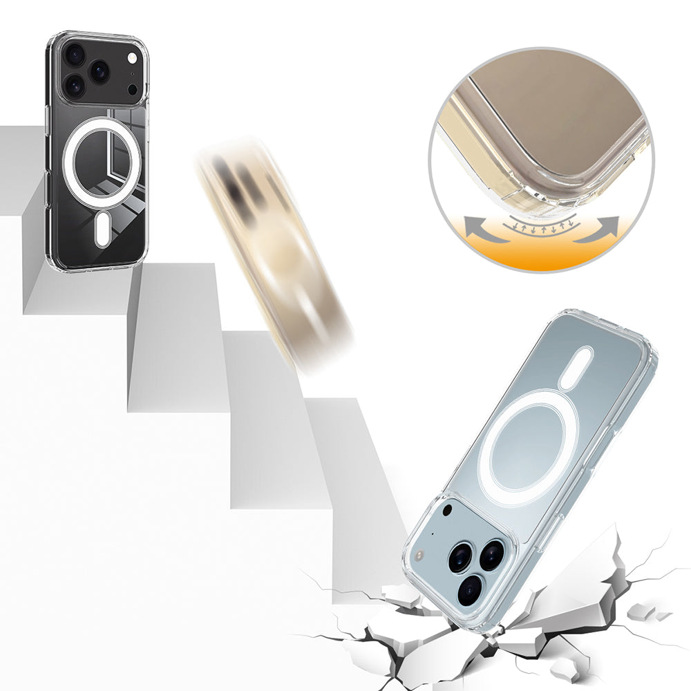 MagSafe-Hülle für Apple iPhone 18 Pro Max / 17 Pro Max, Techsuit, Pro, Transparent