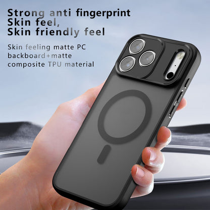 MagSafe-Hülle für Apple iPhone 18 Pro Max / 17 Pro Max, Techsuit, PureFrost, Satin Schwarz