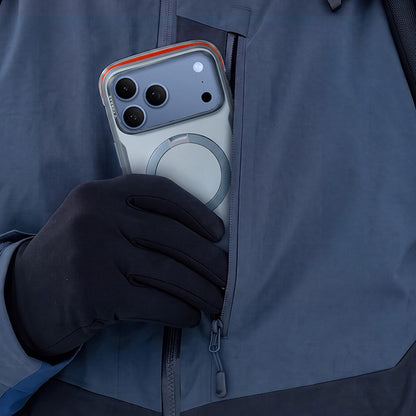 MagSafe-Hülle für Apple iPhone 18 Pro Max / 17 Pro Max, Torras, Ostand Q3 Air Pro, Lila