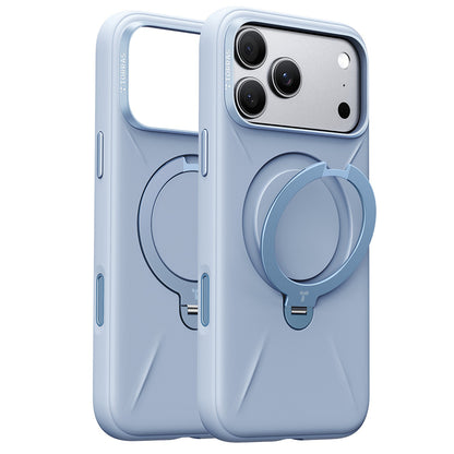 MagSafe-Hülle für Apple iPhone 18 Pro Max / 17 Pro Max, Torras, QPRO Silikon, Blau