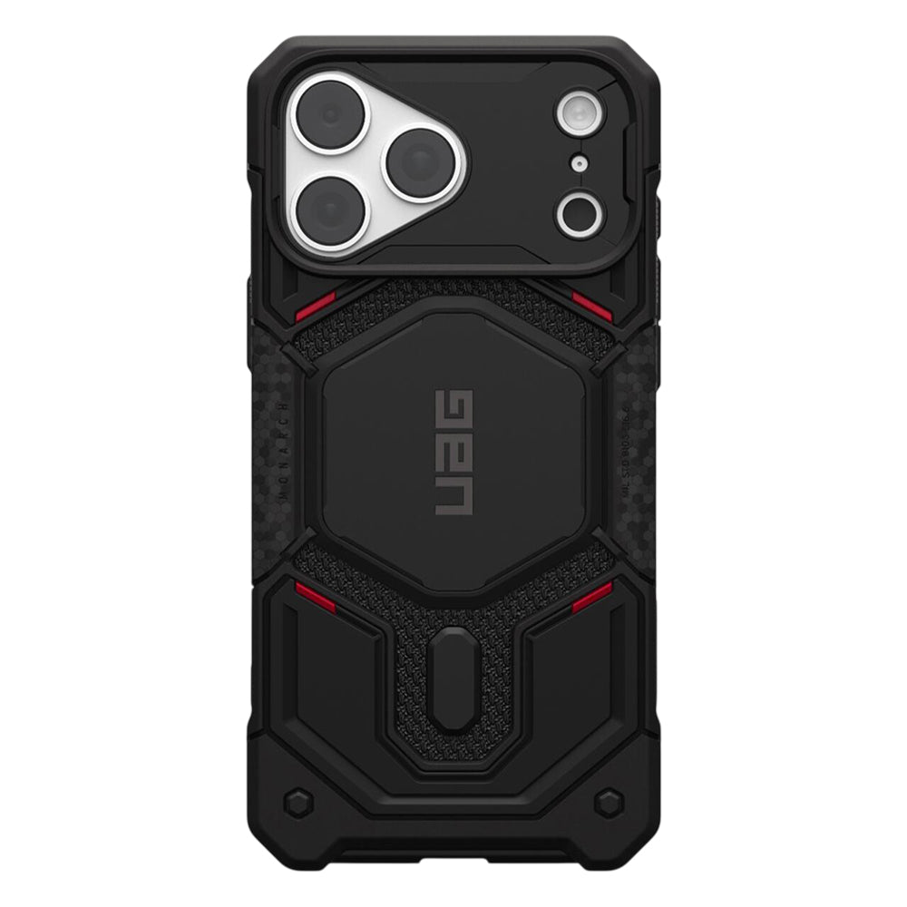 MagSafe Case for Apple iPhone 18 Pro Max / 17 Pro Max, Urban Armor Gear Kevlar, Monarch Pro, Black