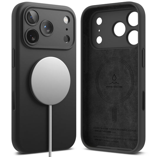 MagSafe-Hülle für Apple iPhone 18 Pro Max, Ringke, Silikon, Schwarz