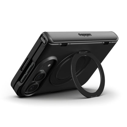 MagSafe-Hülle für Apple iPhone Duo, Spigen, Slim Armor Pro S, Schwarz ACS11780