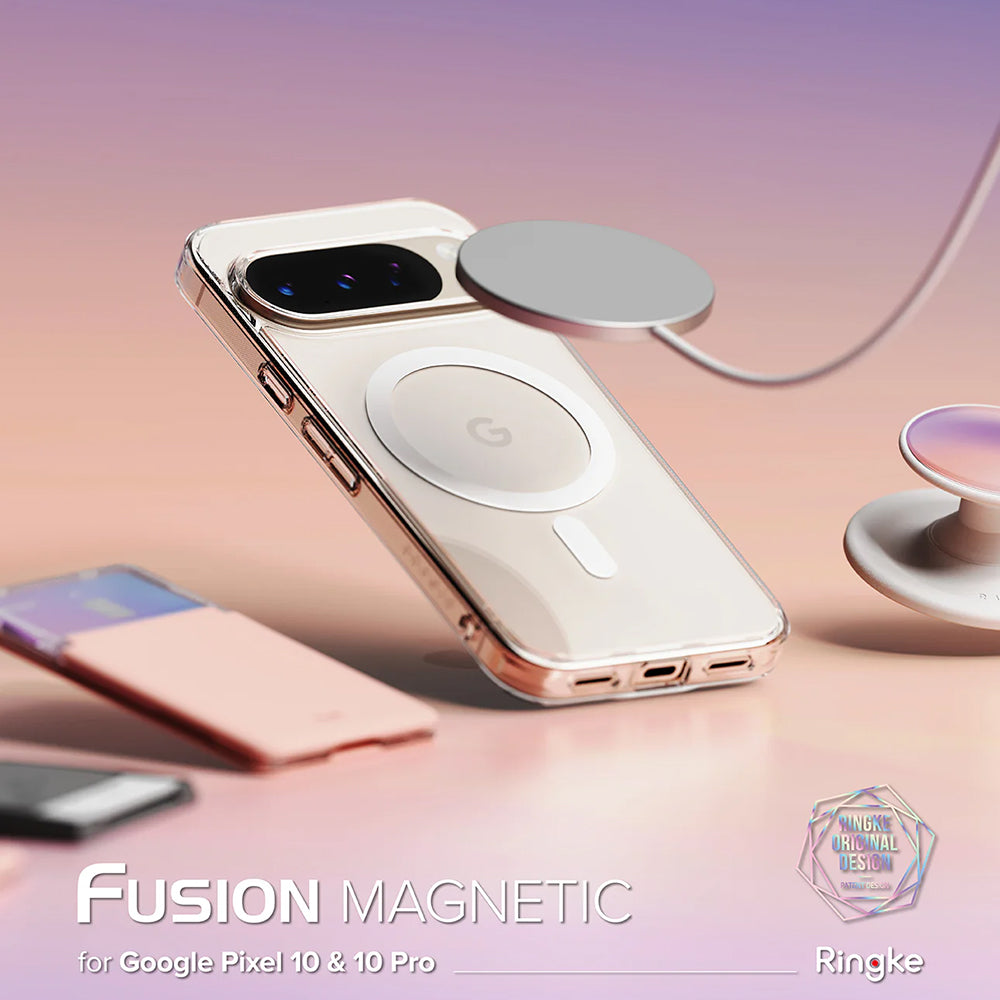 MagSafe-Hülle für Google Pixel 10 Pro / 10, Ringke, Fusion, Transparent